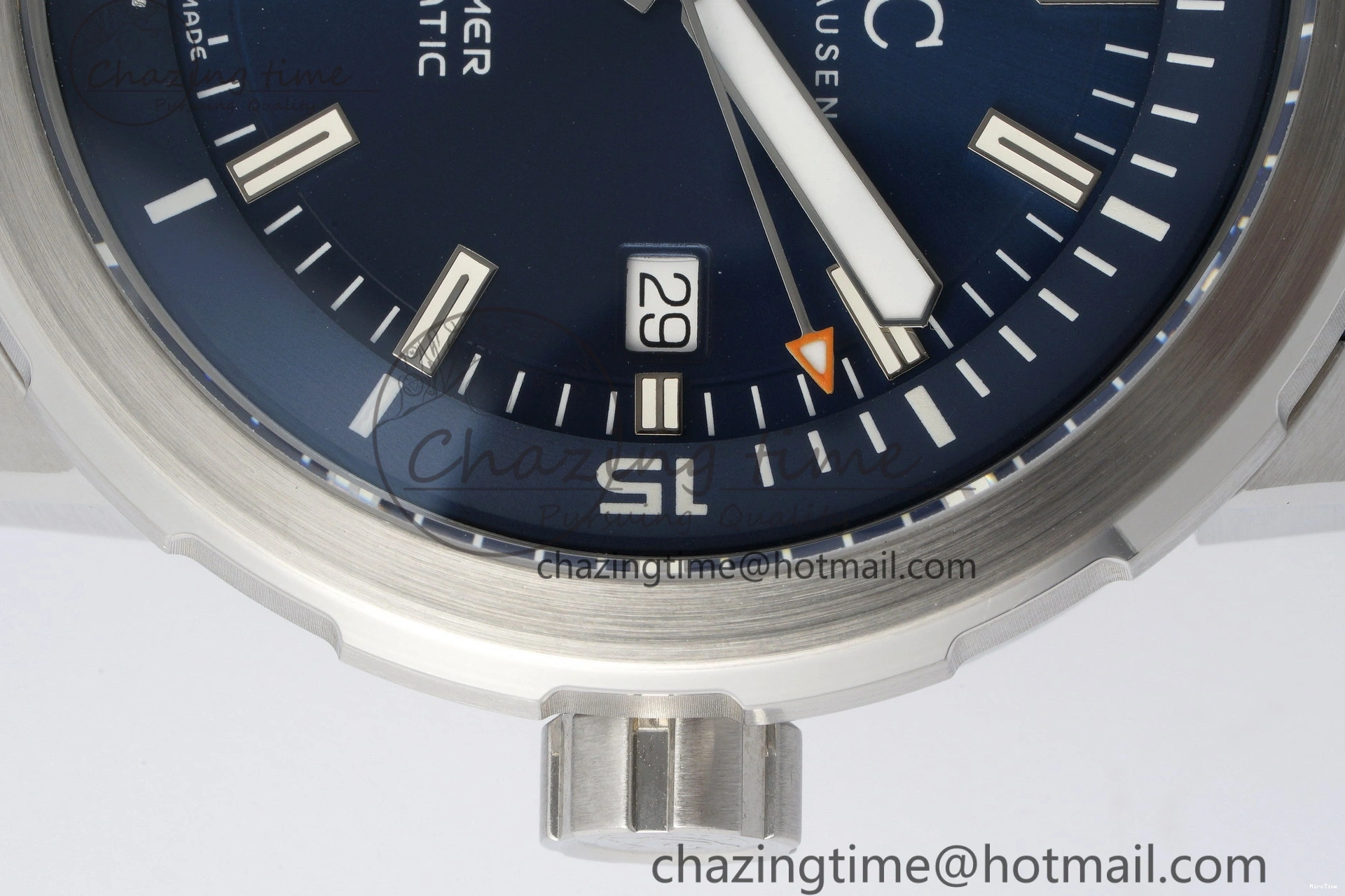 MIROTIME 0501 WellDesigned Aquatimer Automatic SS RSF 1:1 Best Edition Blue Dial on Blue Rubber Strap A 7057